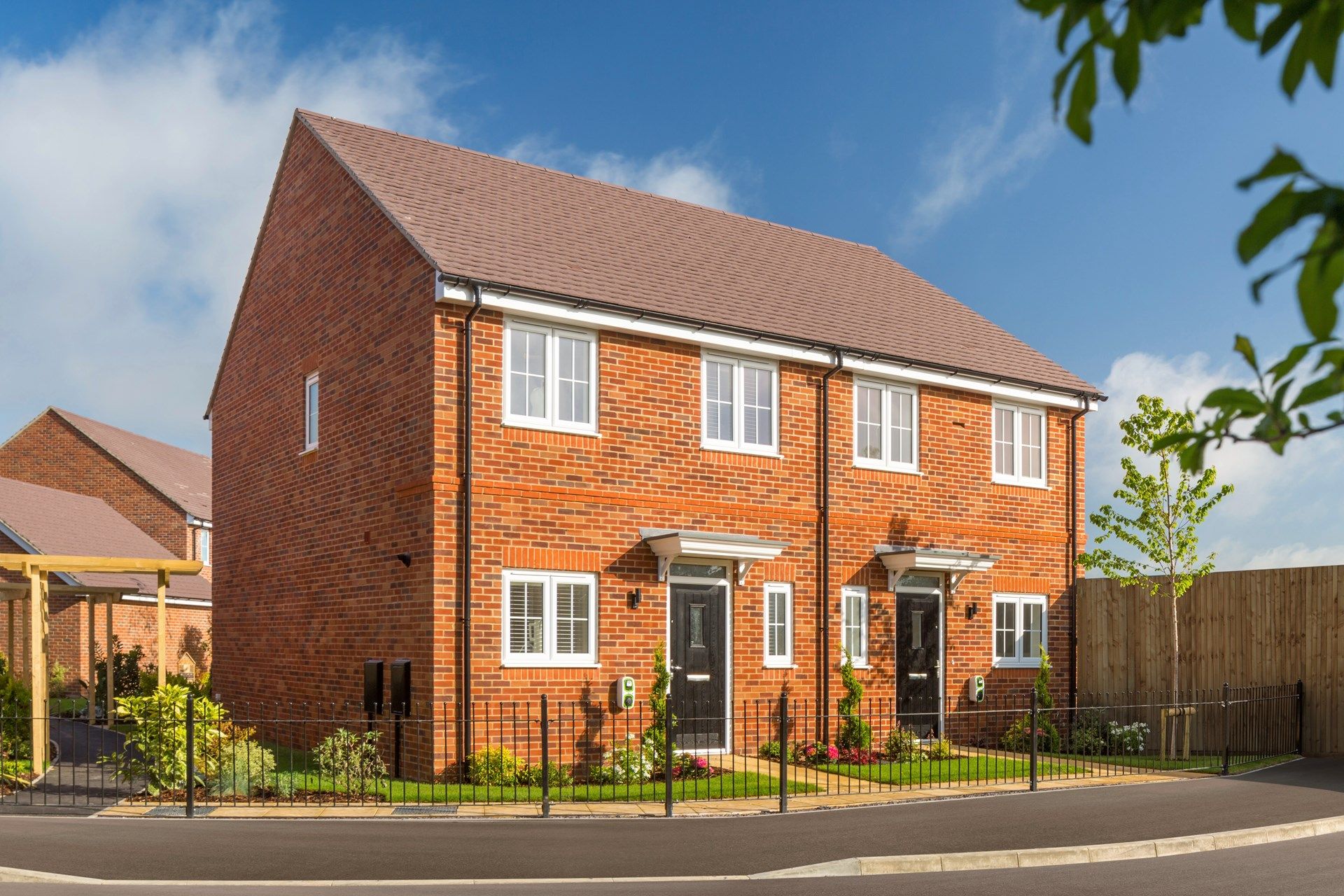 New home, 3 bed terraced house for sale in "Gosfield" at Old Rickyard