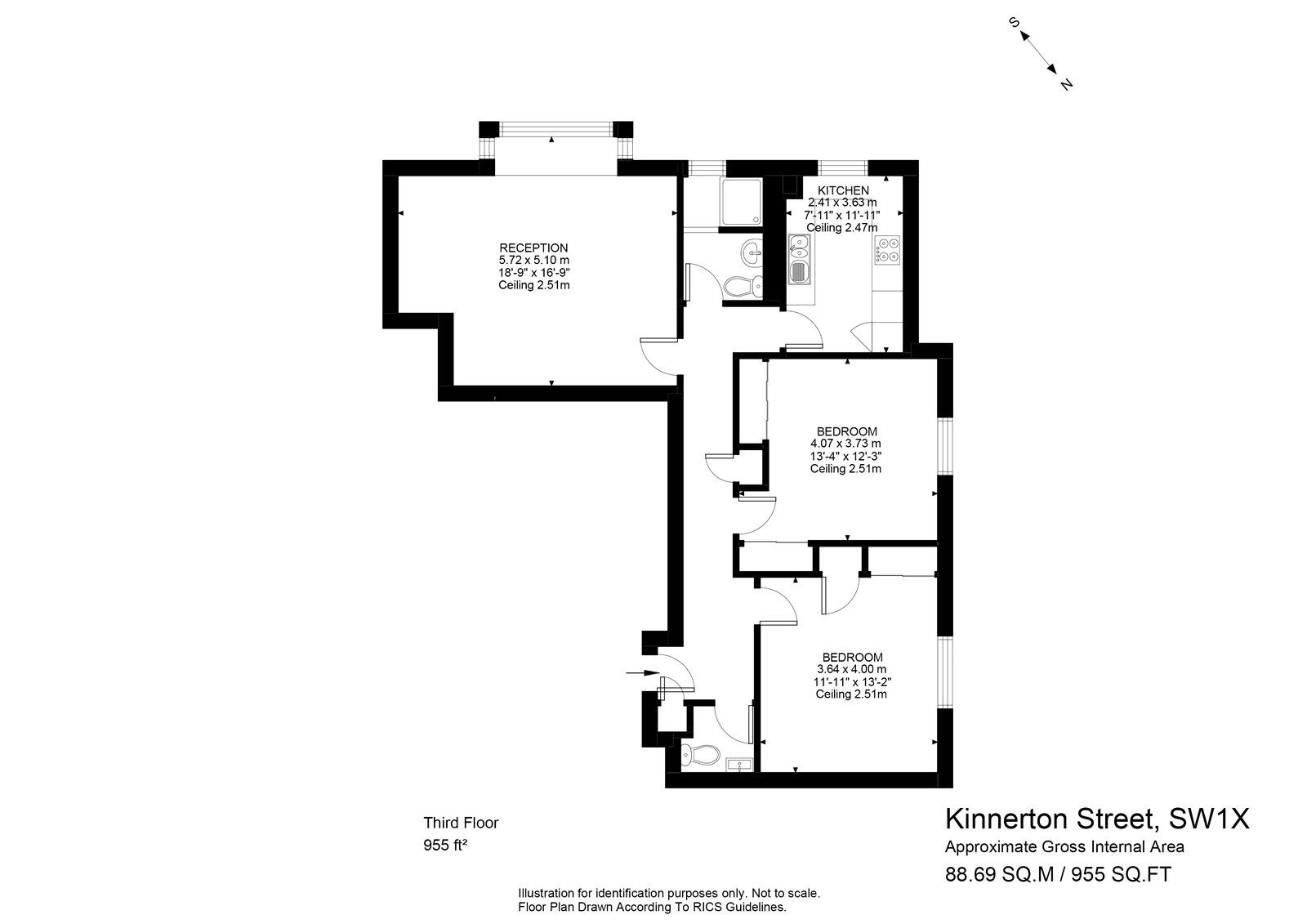 2 bed flat for sale in Thorburn House, Kinnerton Street, London SW1X
