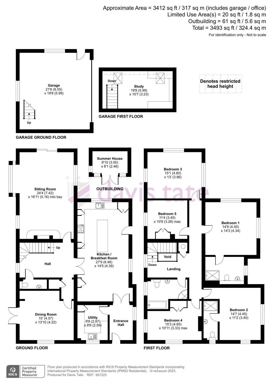 5 bed detached house for sale in High Street, Whitchurch On Thames