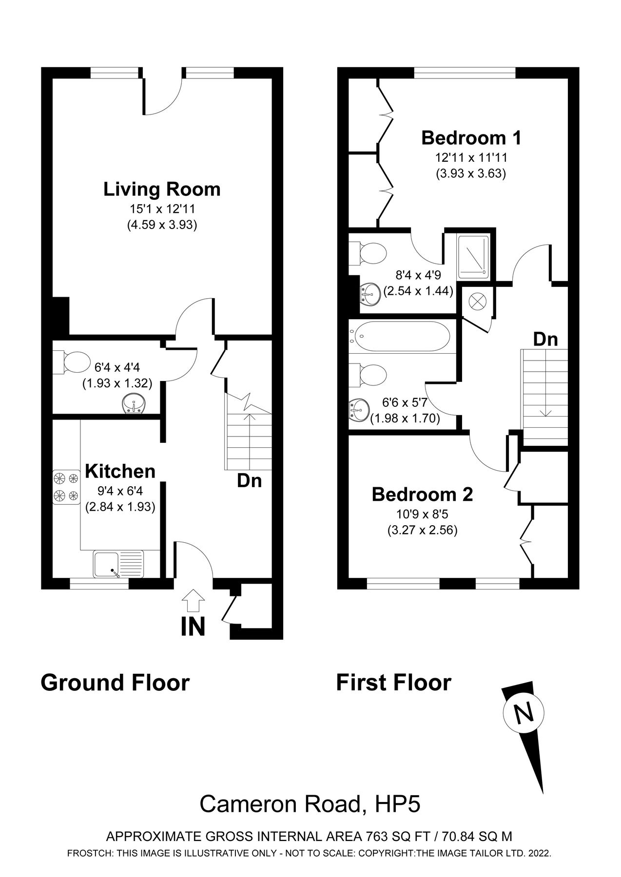 2 bed semidetached house for sale in Cameron Road, Chesham HP5 Zoopla