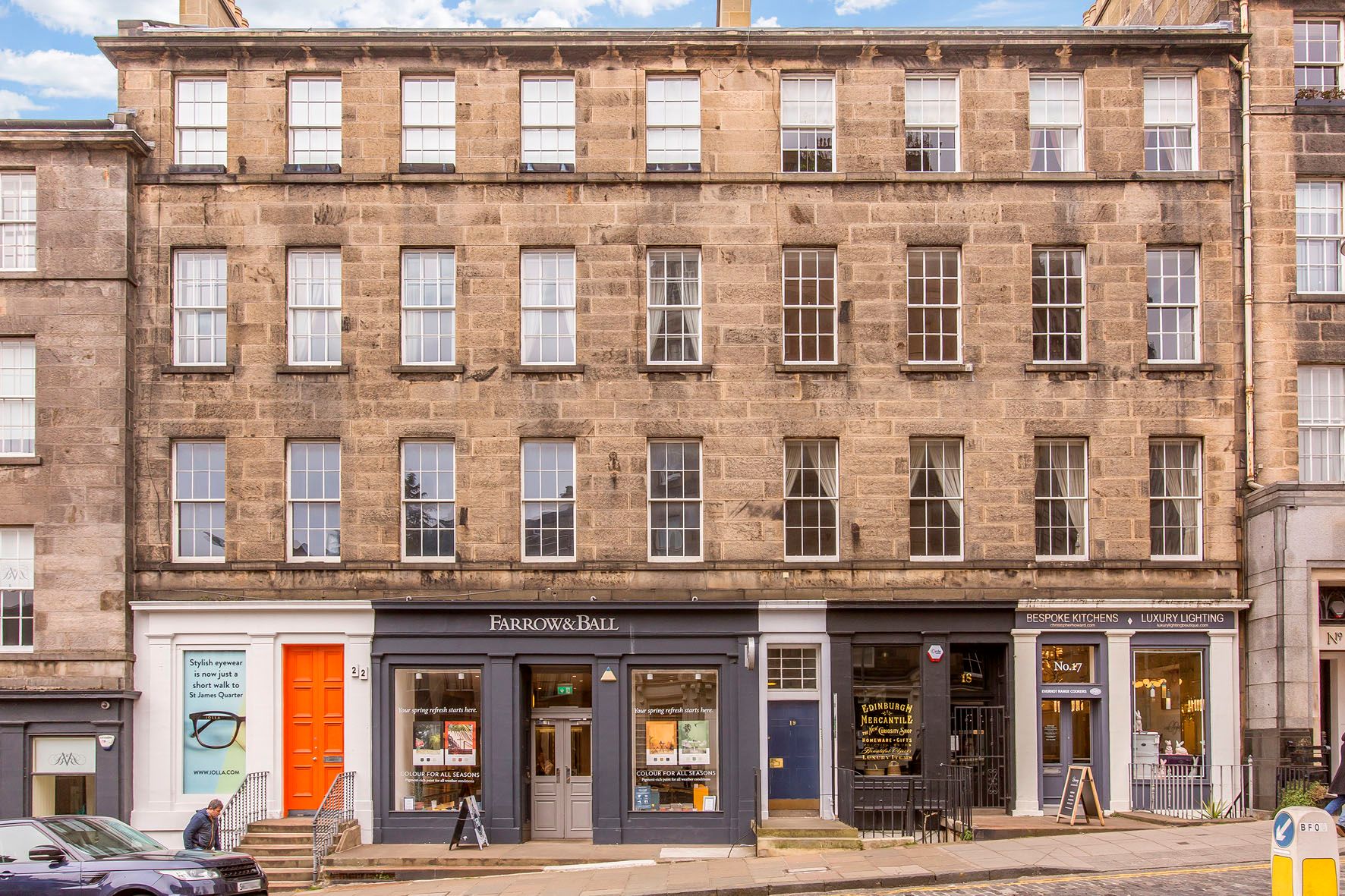 3 bed flat for sale in 19 (1F1) North West Circus Place, Stockbridge