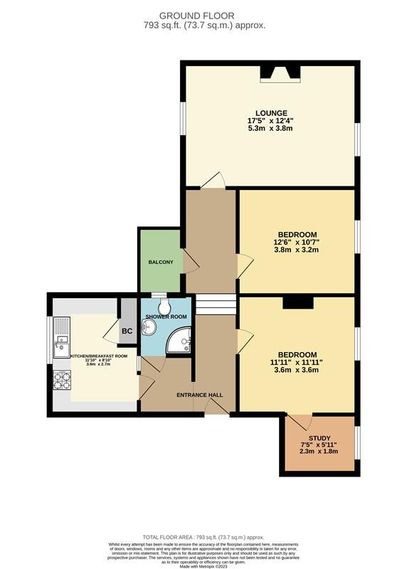 2 bed flat for sale in St. Andrews House, Graham Road, Malvern WR14