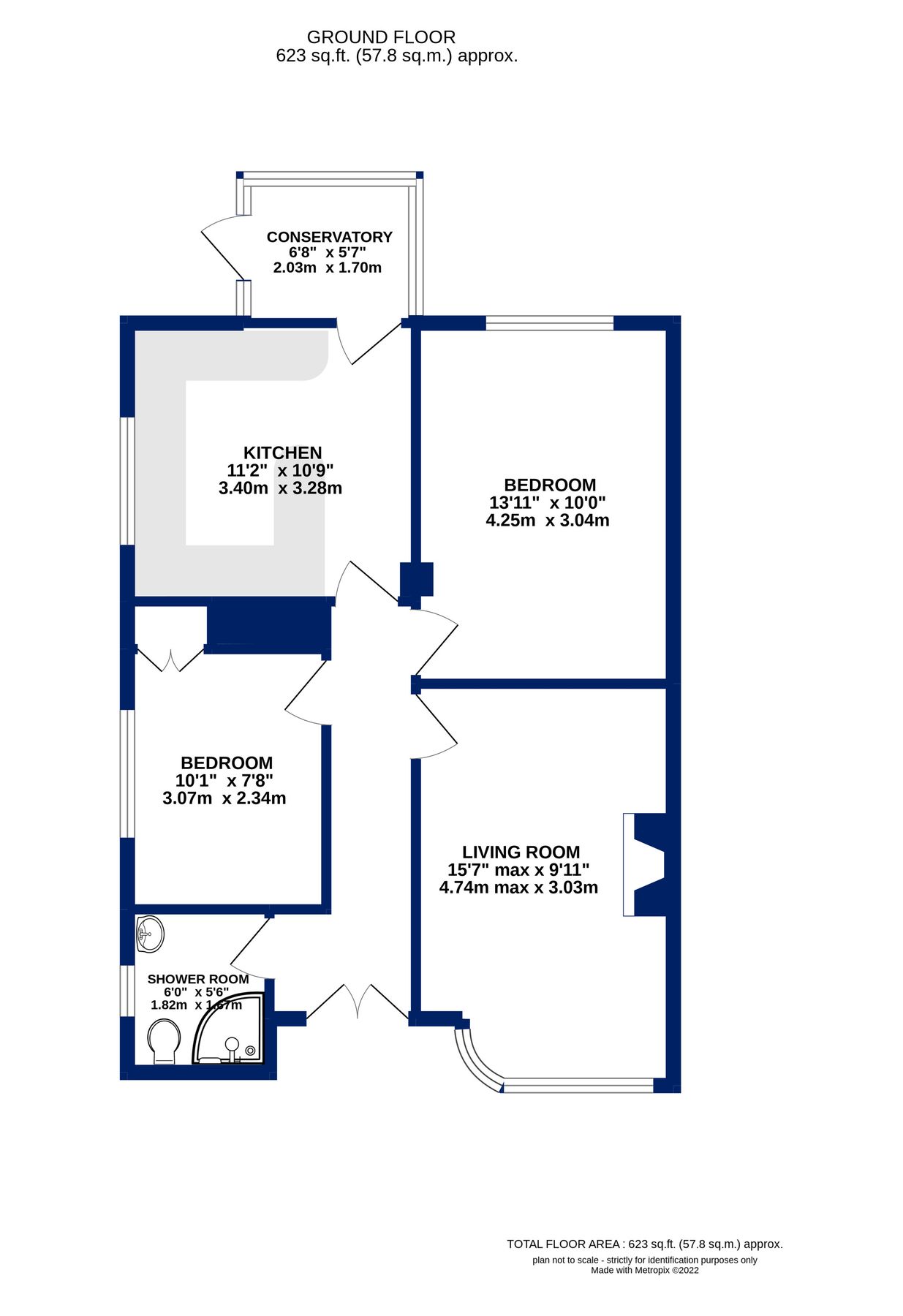 2 bed bungalow for sale in The Poplars, Bramhope, Leeds, West Yorkshire