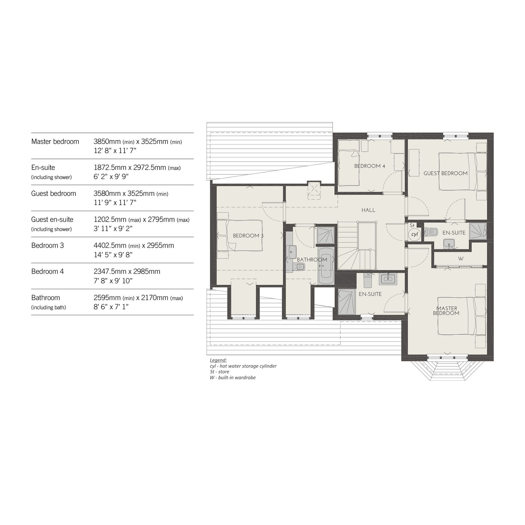 New home, 4 bed detached house for sale in "Fenwick" at The Green