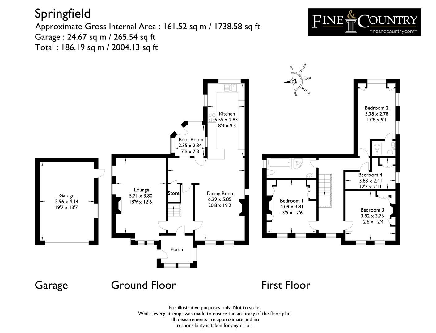 4 bed property for sale in Springfield, Lydiate Lane, ClaughtonOn