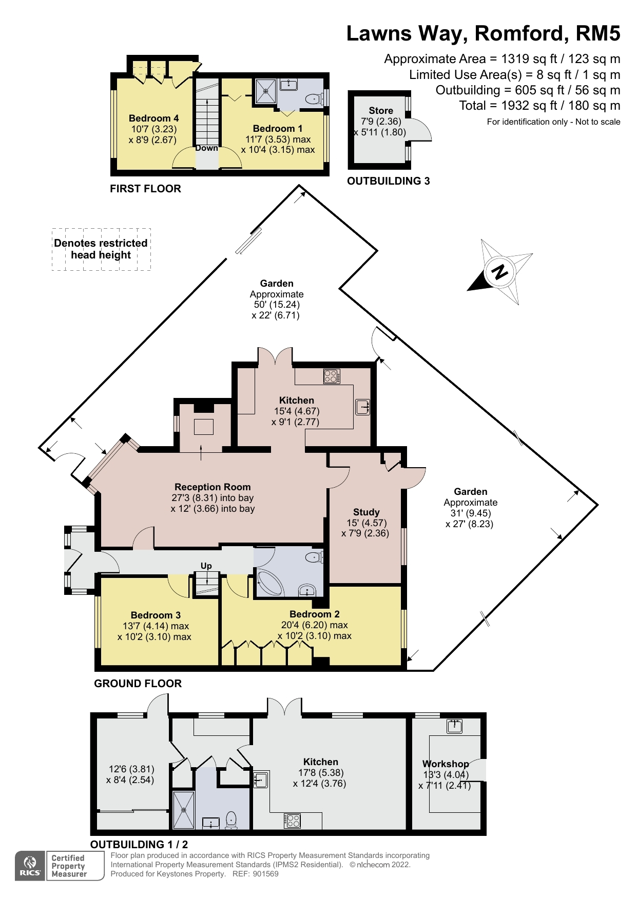 4 bed property for sale in Lawns Way, Collier Row, Romford RM5 Zoopla