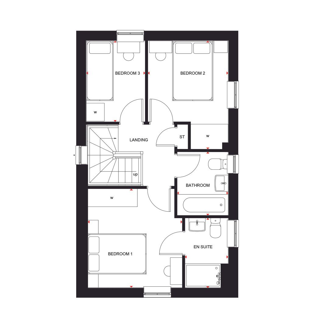 New home, 3 bed semidetached house for sale in "Moresby" at Carkeel