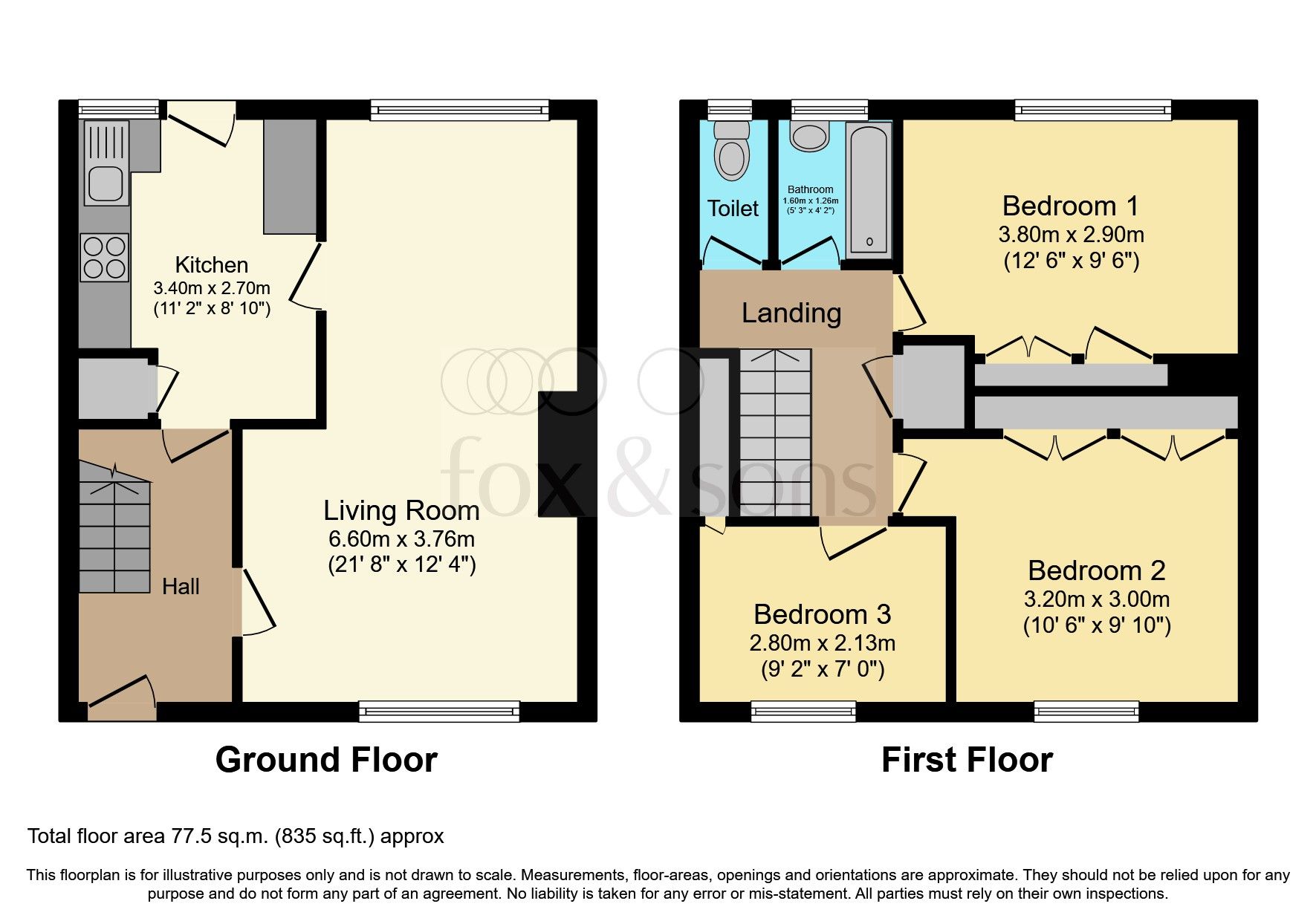 3 bed terraced house for sale in The Quadrant, GoringBySea, Worthing