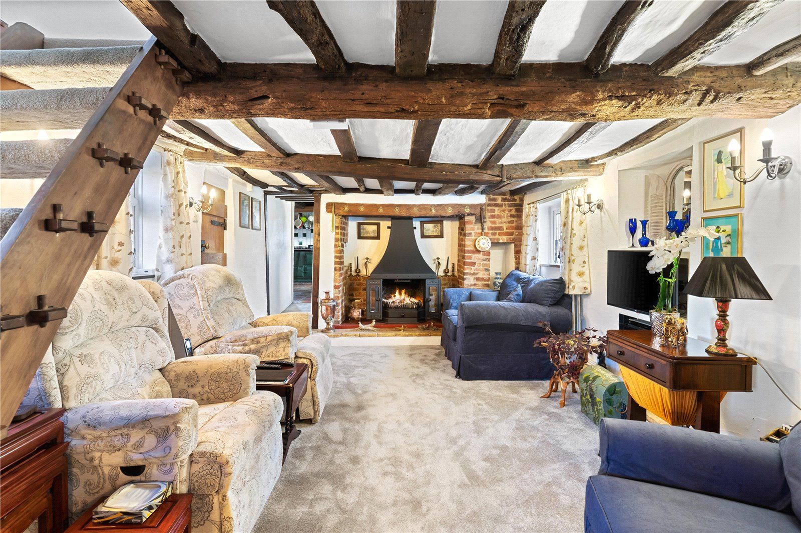 5 bed detached house for sale in Tye Green, Wimbish, Saffron Walden