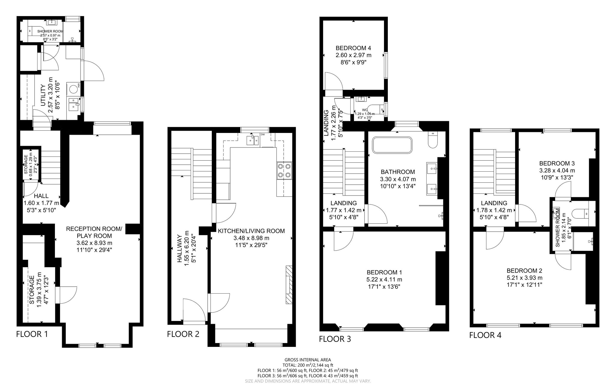 4 bed terraced house for sale in Cornfield Terrace, Eastbourne BN21