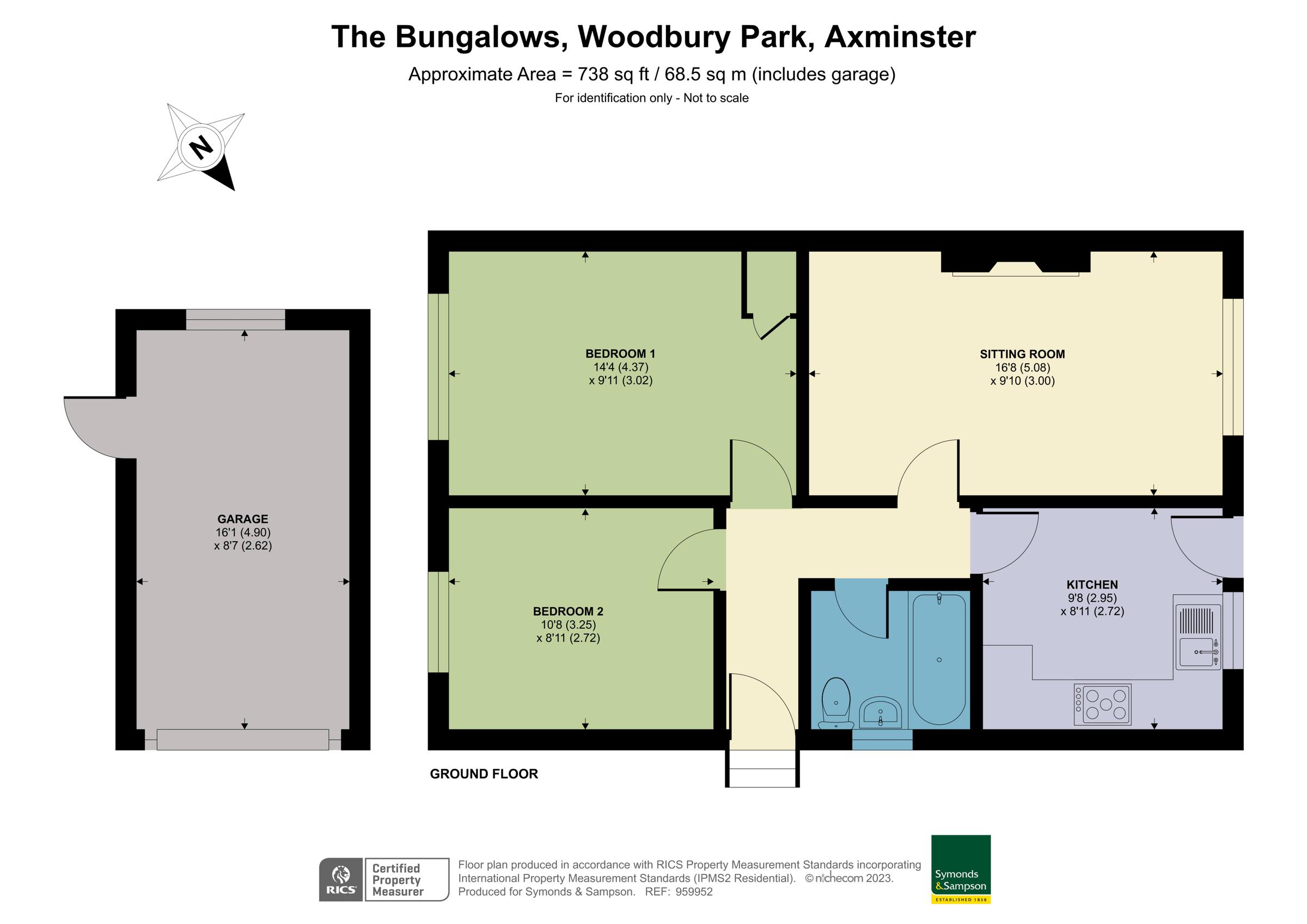 2 bed bungalow for sale in Woodbury Park, Axminster, Devon EX13 Zoopla