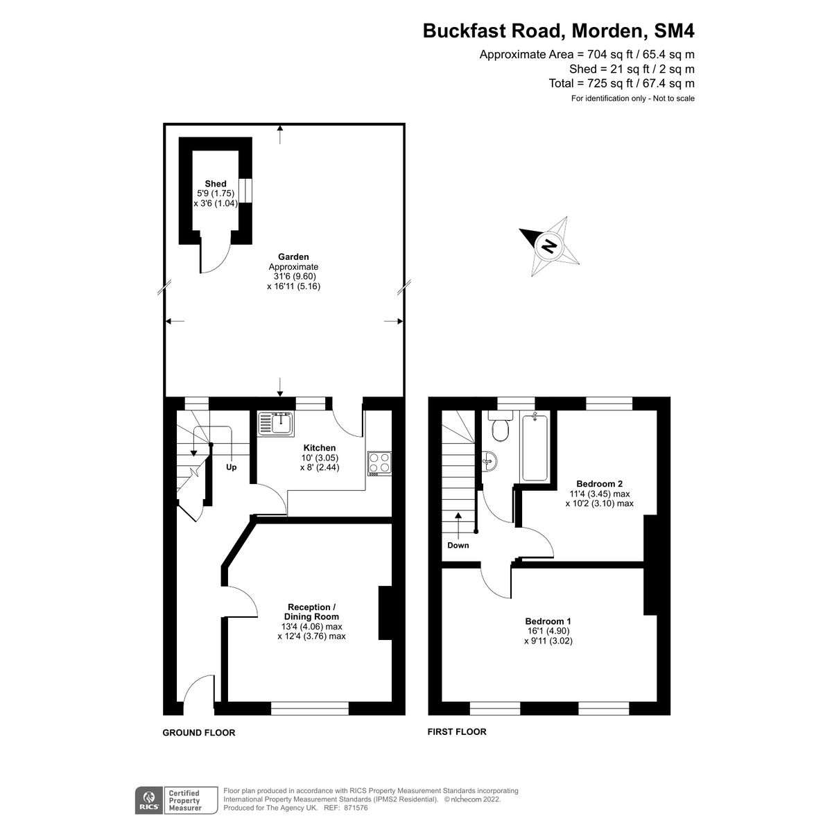 2 bed terraced house for sale in Buckfast Road, Morden SM4 Zoopla