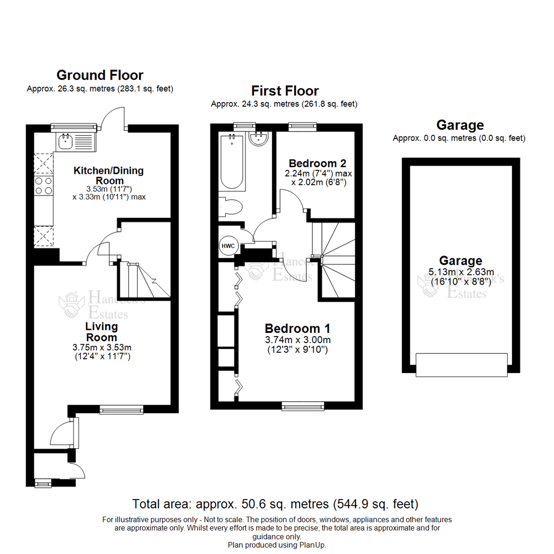 2 bed terraced house for sale in The Paddocks, Potton, Sandy SG19 Zoopla