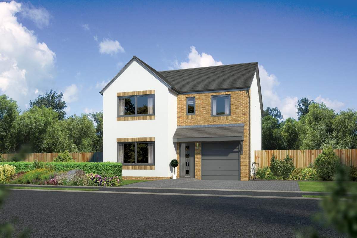 New home, 4 bed detached house for sale in "Dukeswood" at Countesswells Park Place