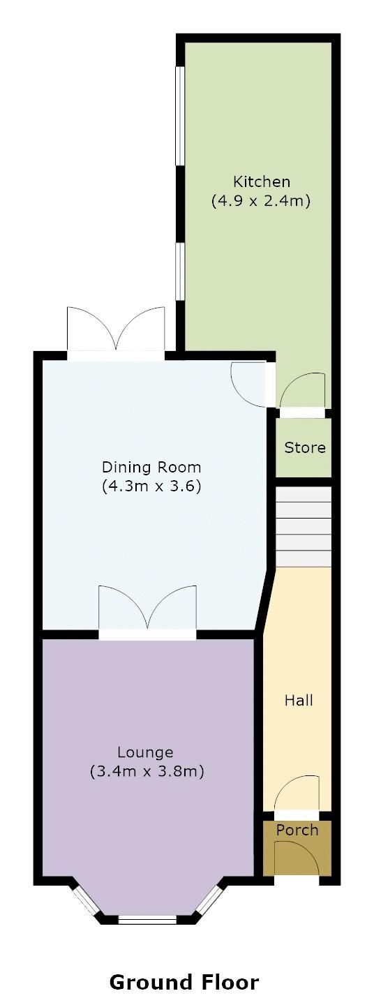 3 bed terraced house for sale in Parrin Lane, Eccles, Manchester M30