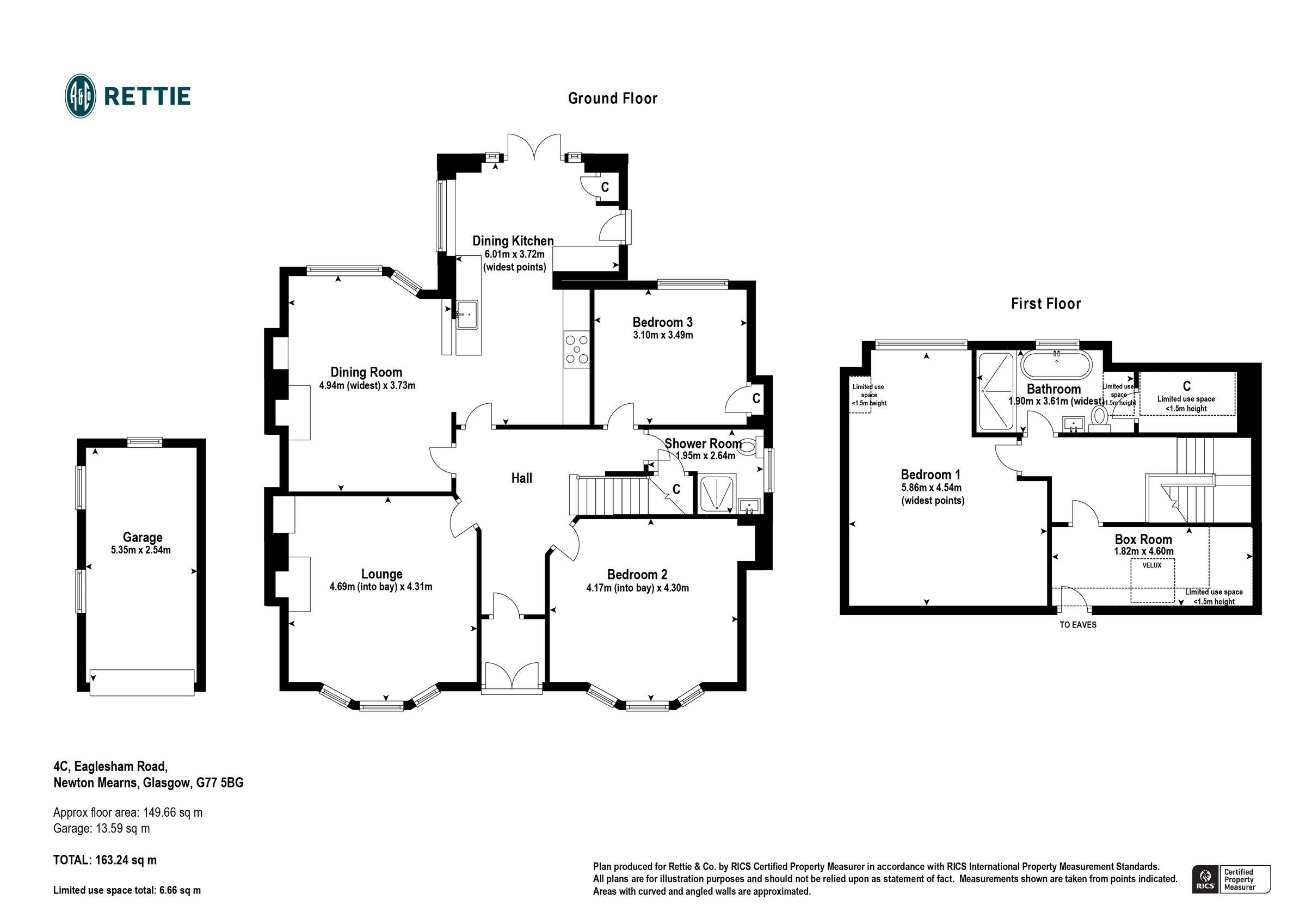 3 bed semidetached house for sale in Eaglesham Road, Newton Mearns