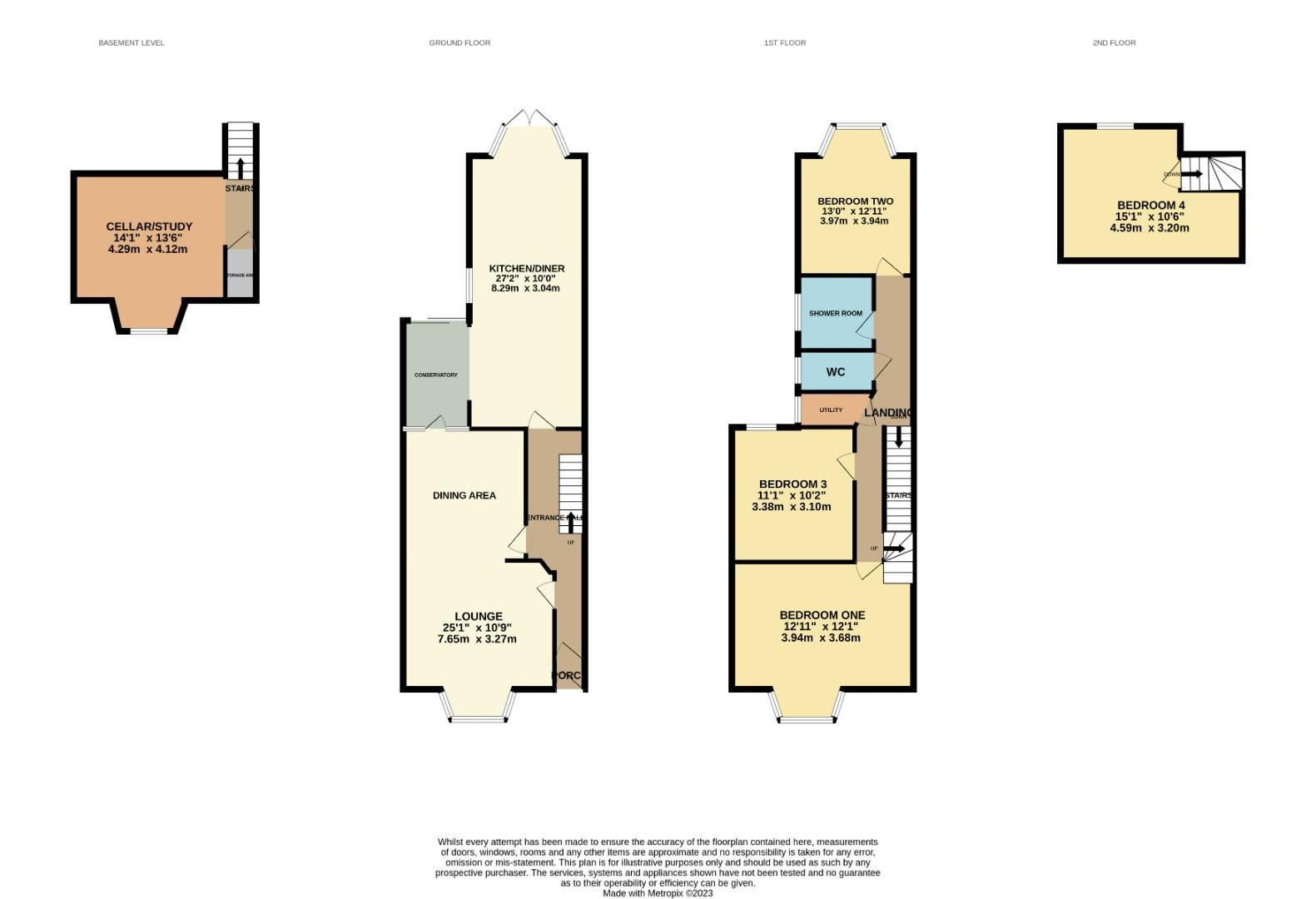 4 bed end terrace house for sale in Ardington Road, Abington