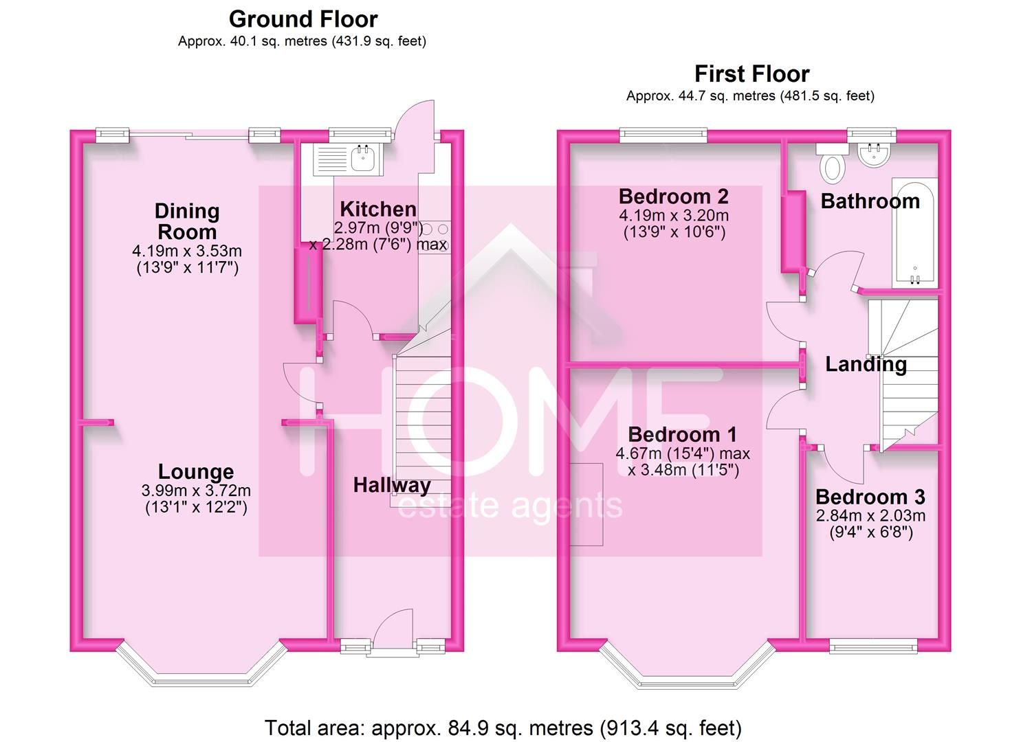 3 bed terraced house to rent in Alpha Road, Stretford, Manchester M32