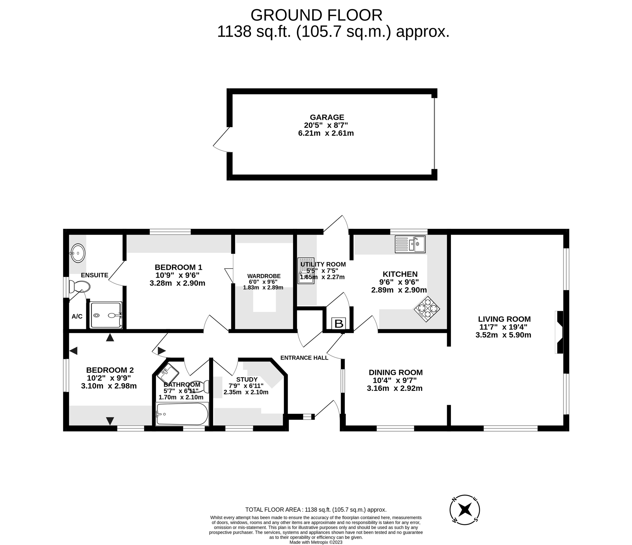2 bed mobile/park home for sale in Ashgrove Road, New Park, Bovey