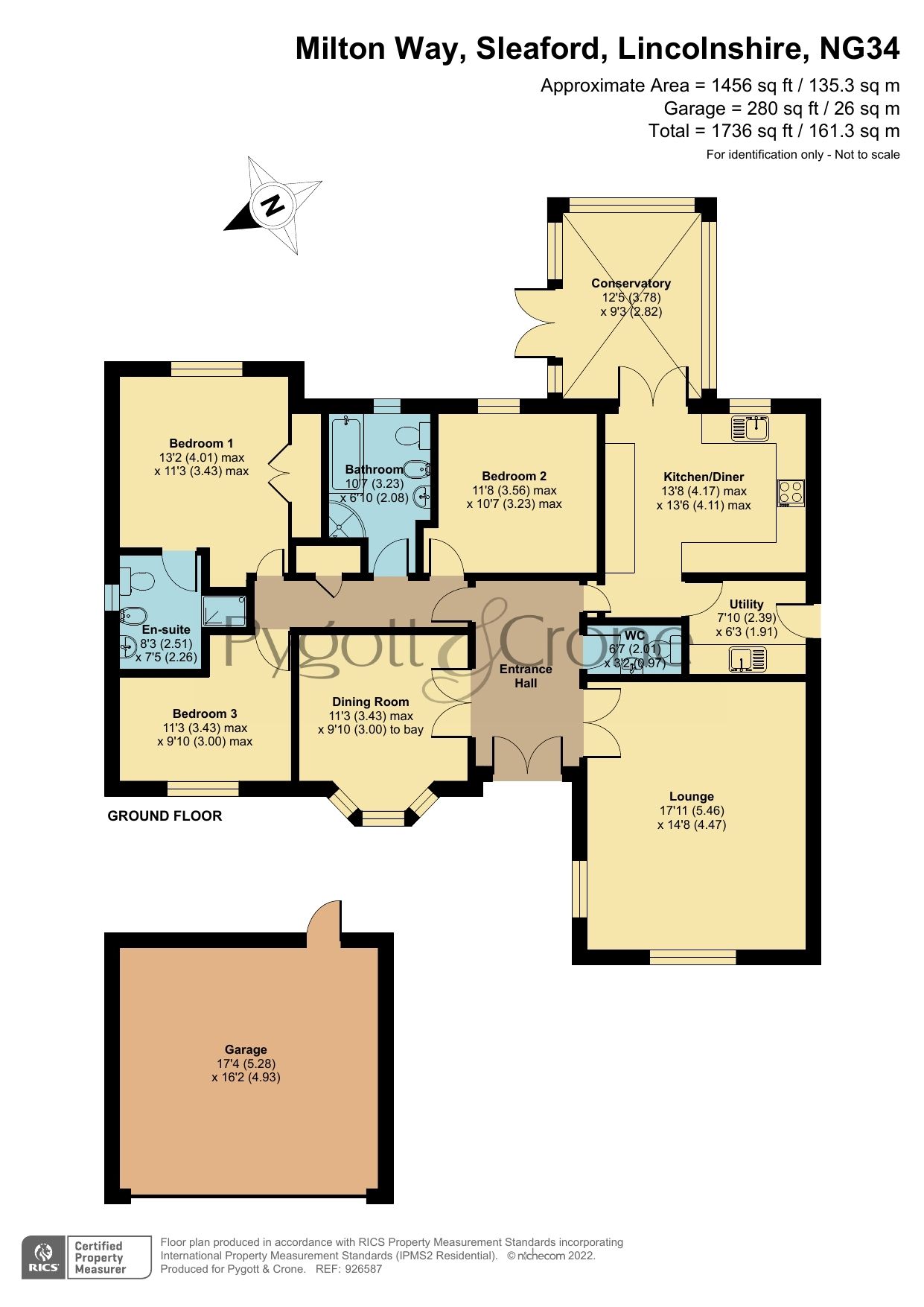 3 bed bungalow for sale in Milton Way, Sleaford NG34 Zoopla