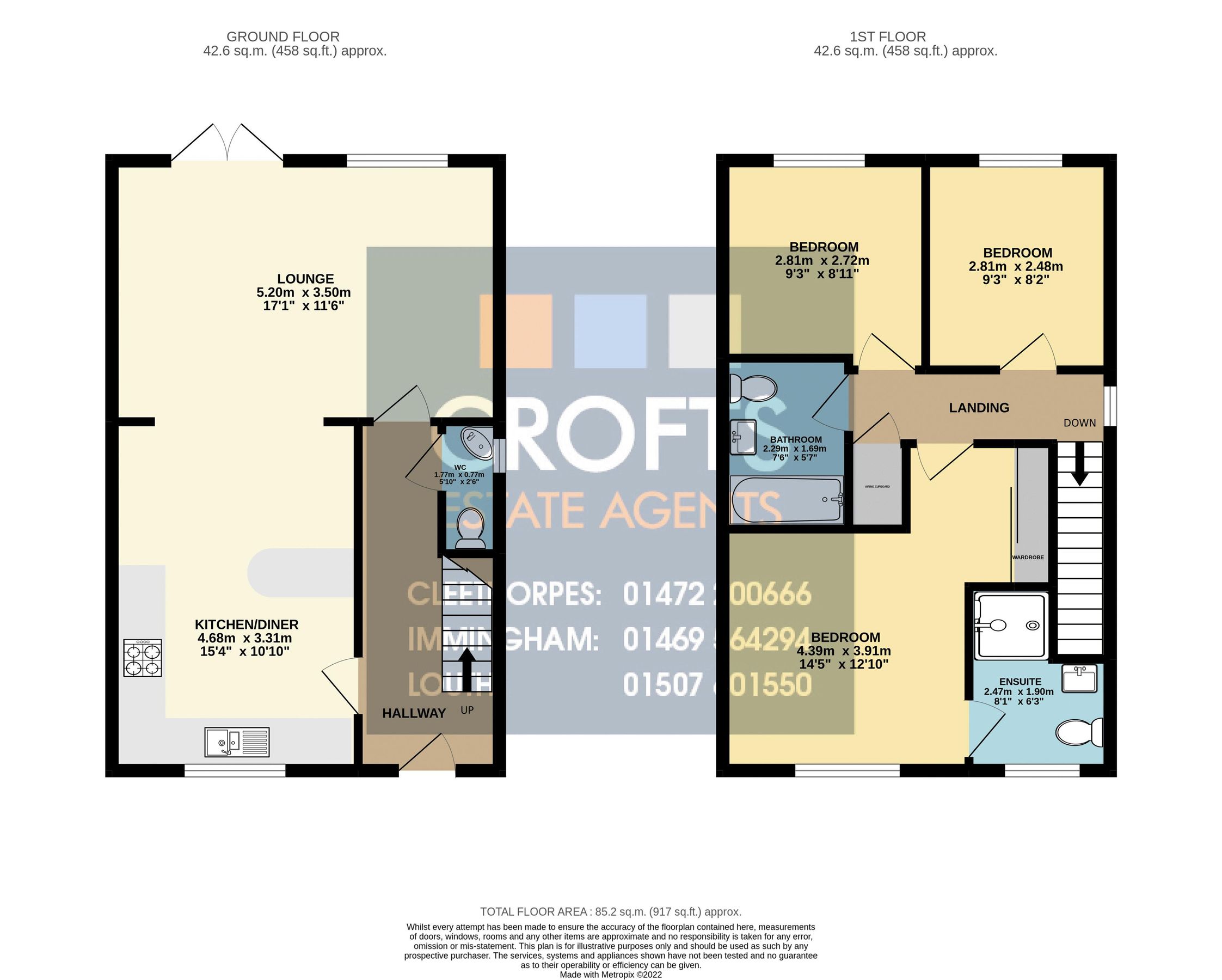 3 bed semidetached house to rent in Pasture Lane, Scartho Top, Grimsby