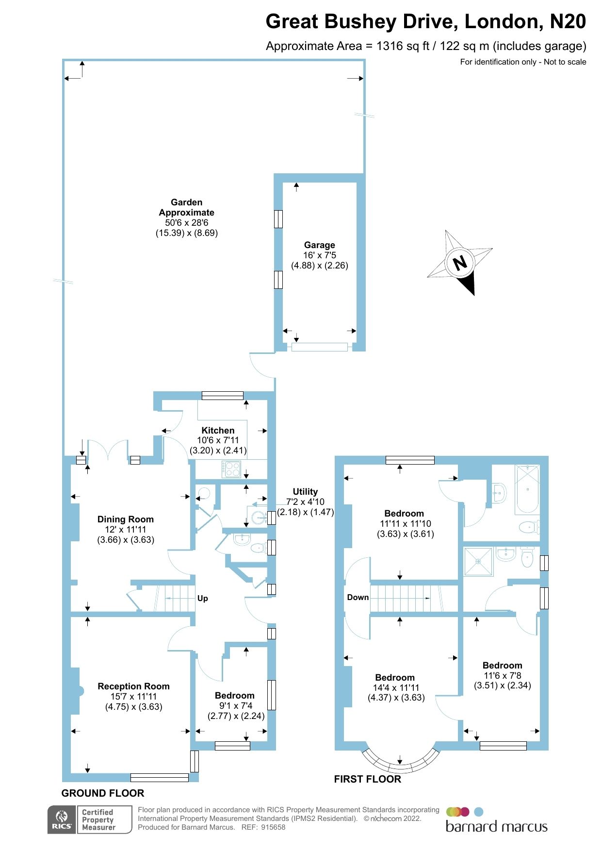 3 bed semidetached house for sale in Great Bushey Drive, Whetstone