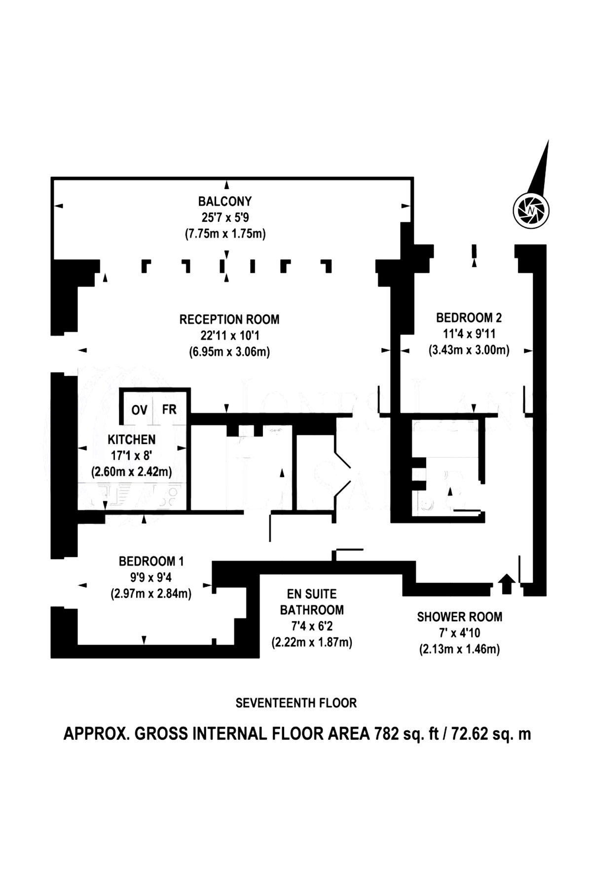 2 bed flat to rent in Triton Building, Brock Street, Bloomsbury, Euston