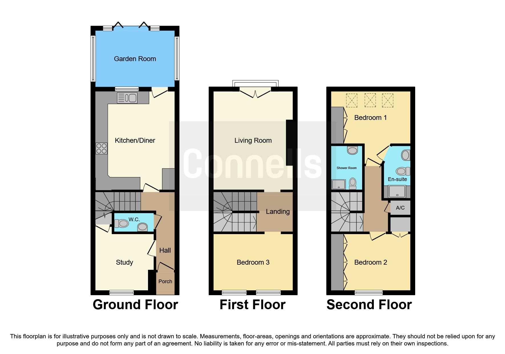 3 bed town house for sale in Orchard Way, Lower Cambourne, Cambridge