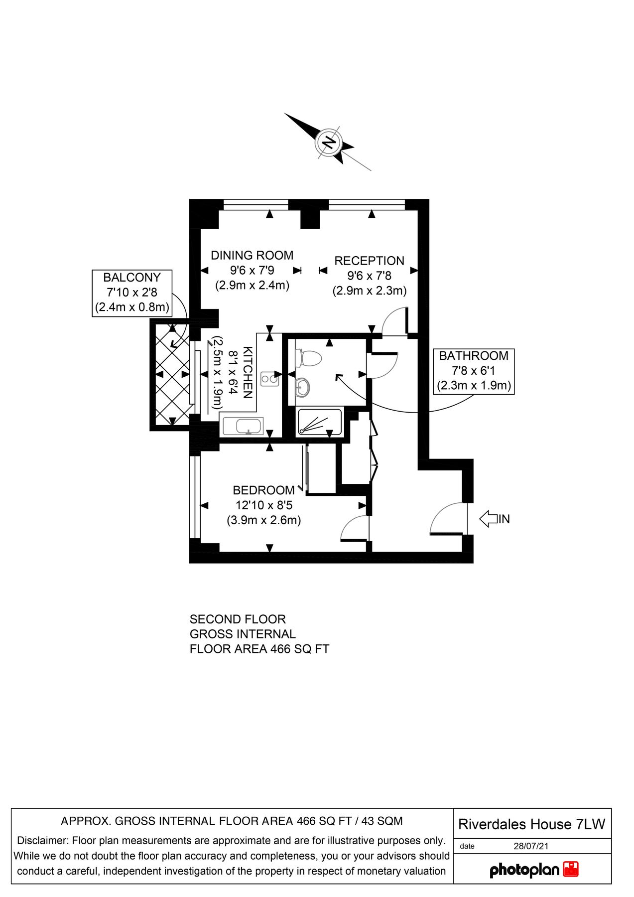 1 bed flat to rent in Riverdale House, Lewisham SE13 Zoopla