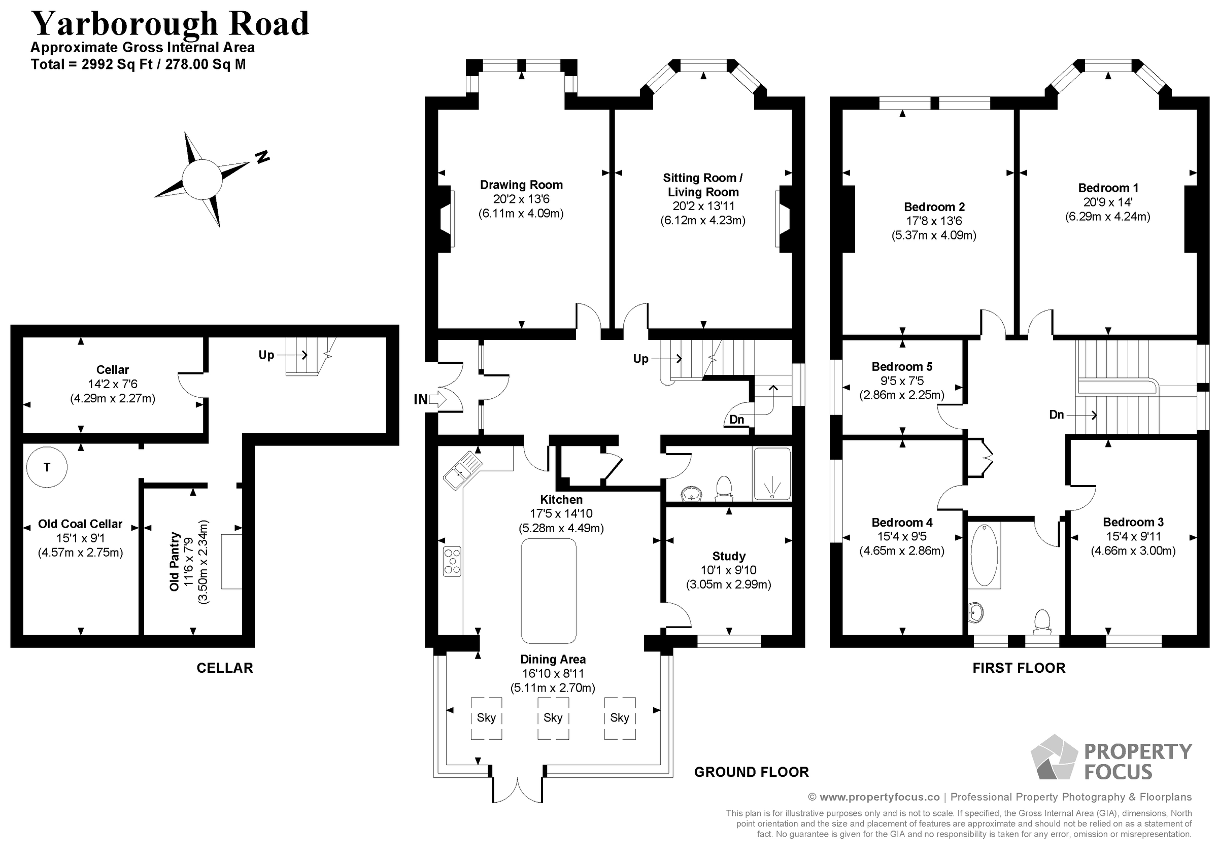 5 bed detached house for sale in Yarborough Road, Southsea PO5 Zoopla