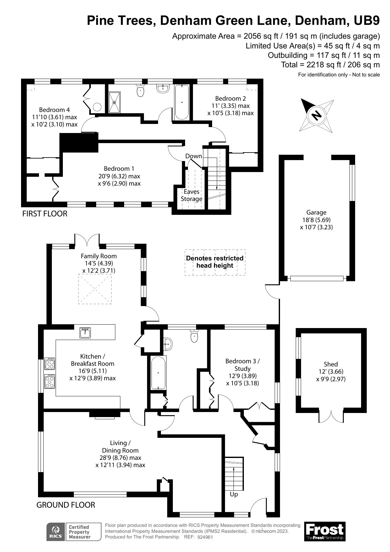4 bed detached house for sale in Pine Trees, Denham Green Lane, Denham