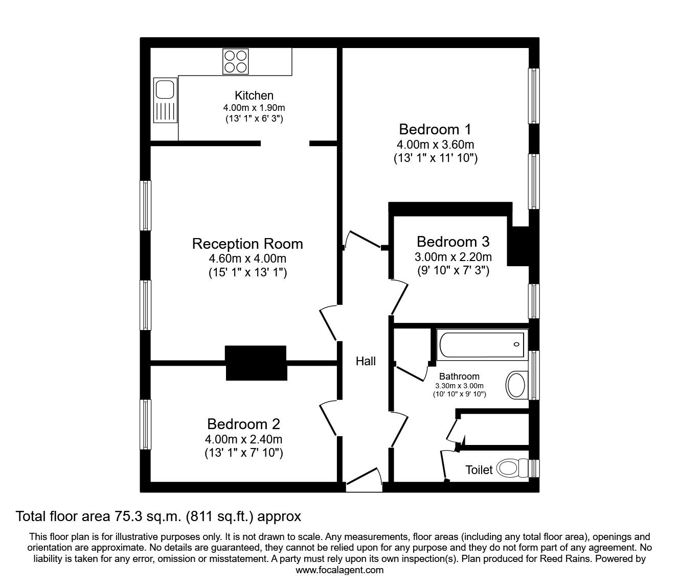 3 bed flat to rent in Germander Way, London E15 Zoopla
