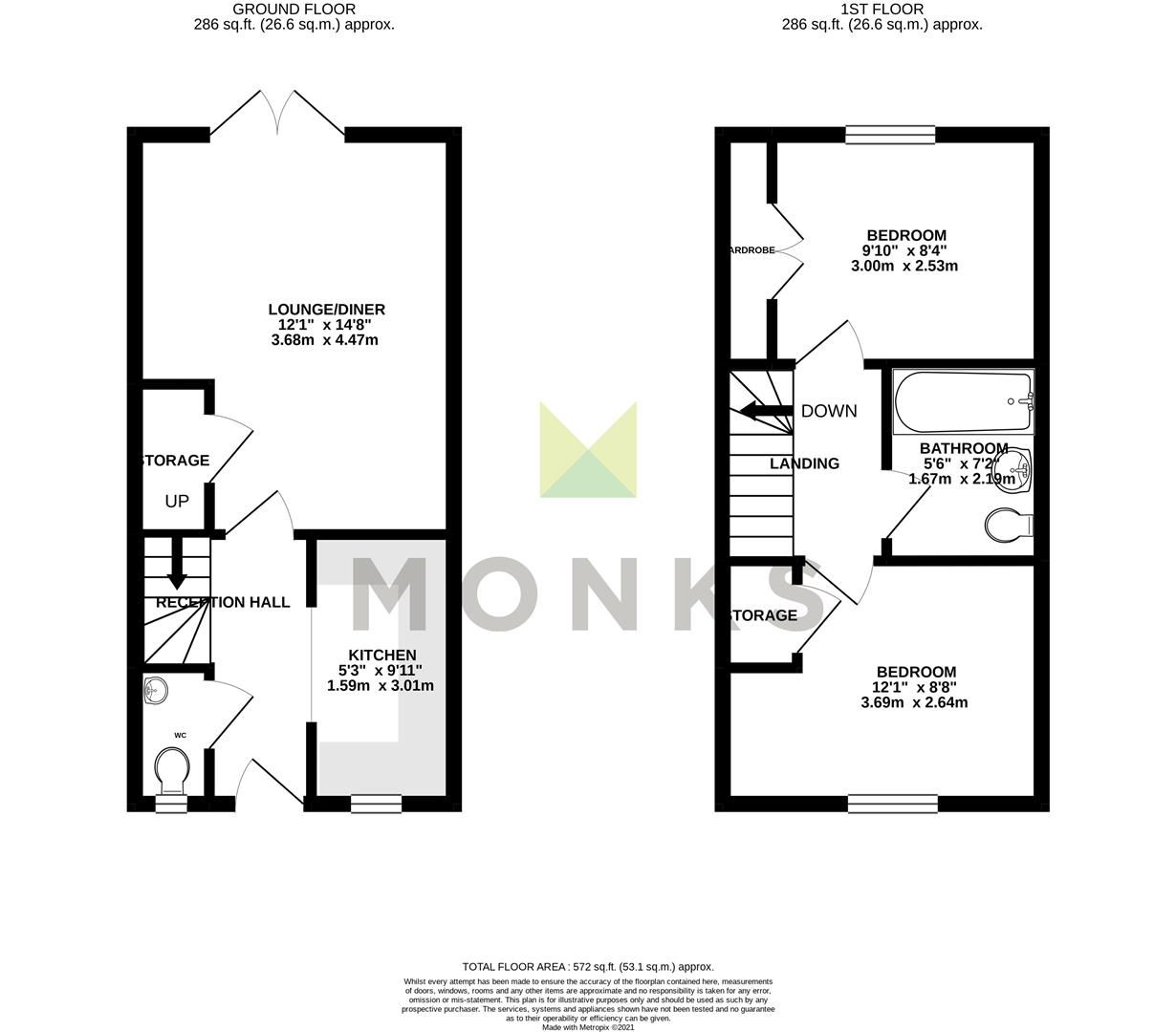 2 bed terraced house for sale in Harris Croft, Wem, Shrewsbury SY4 Zoopla