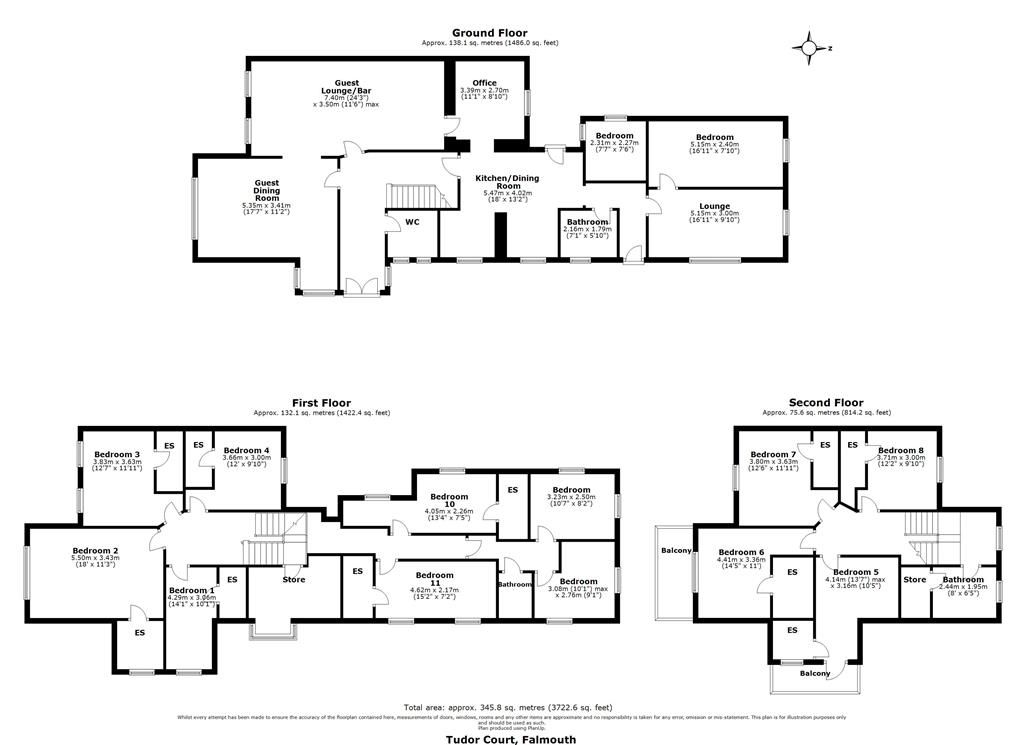 Hotel/guest house for sale in Tudor Court, 55 Melvill Road, Falmouth