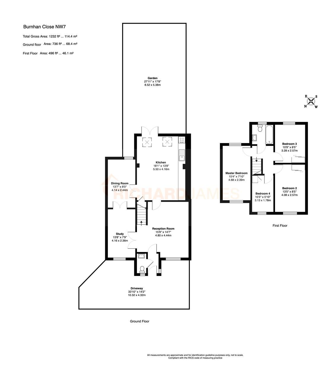 4 bed semidetached house for sale in Burnham Close, London NW7 Zoopla