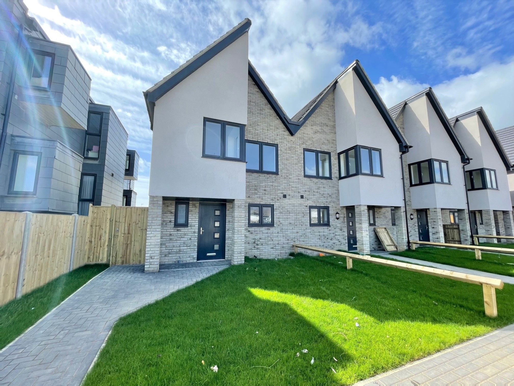 New home, 3 bed terraced house for sale in Second Road, Peacehaven BN10