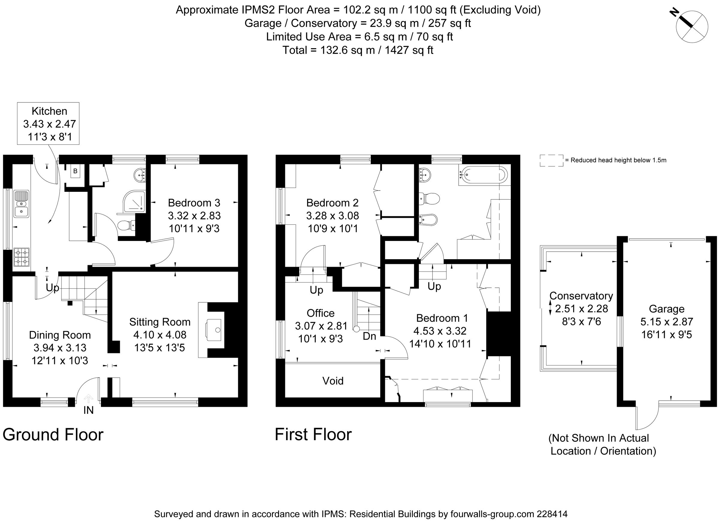 3 bed semidetached house for sale in Paradise Lane, Chapel Row