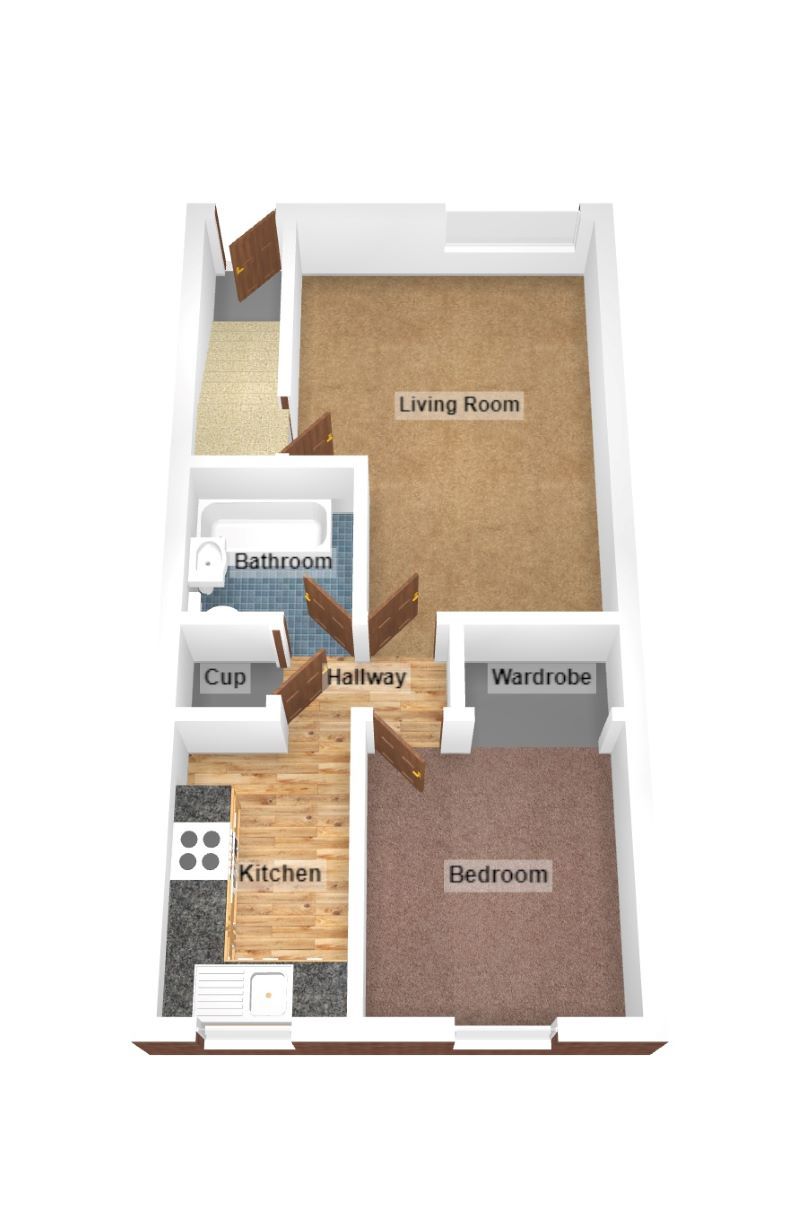 1 bed flat for sale in 37 Beechwood Drive, Alexandria, Dunbartonshire