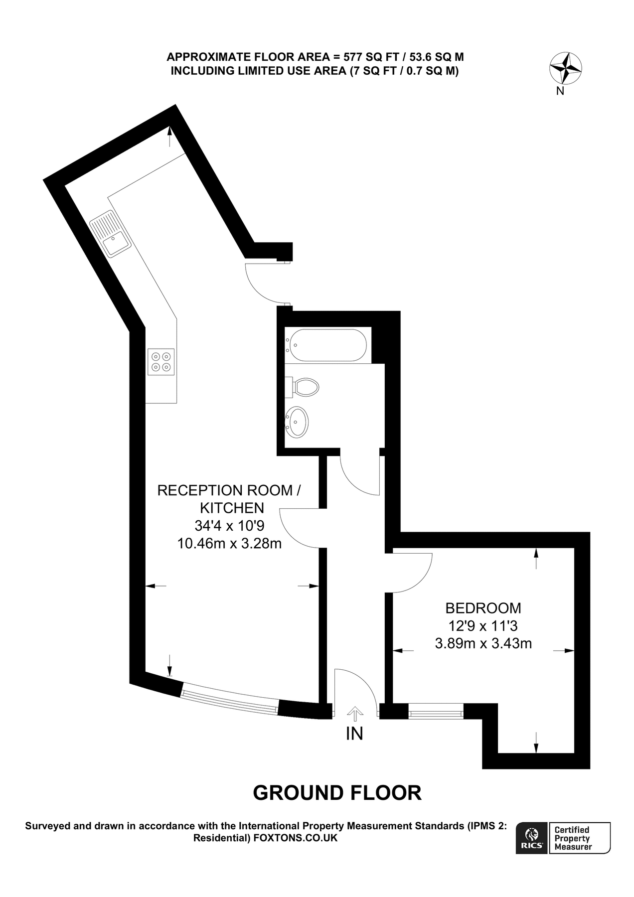 New home, 1 bed for sale in Hampden Road, Kingston, London