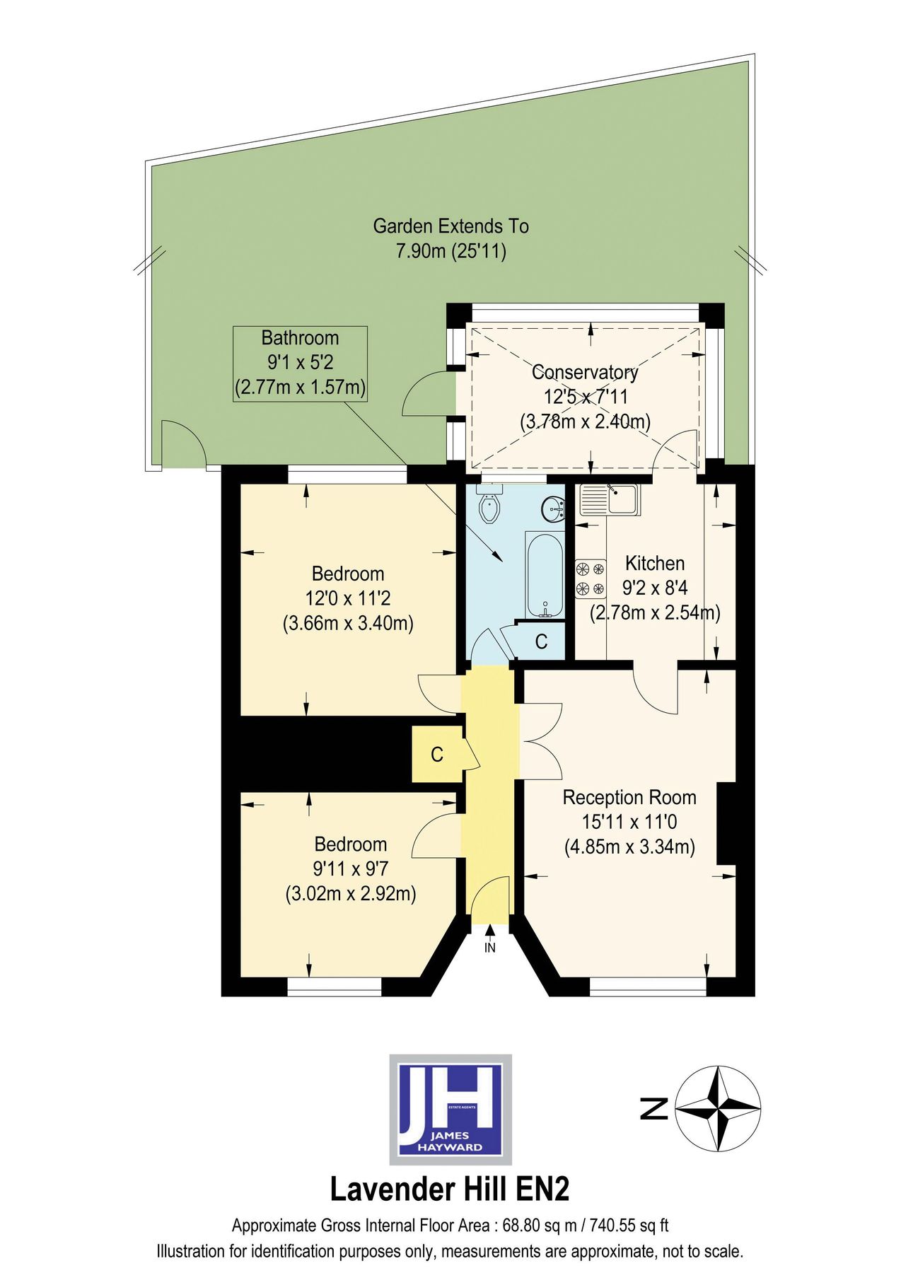 2 bed for sale in Lavender Hill, Enfield EN2 Zoopla