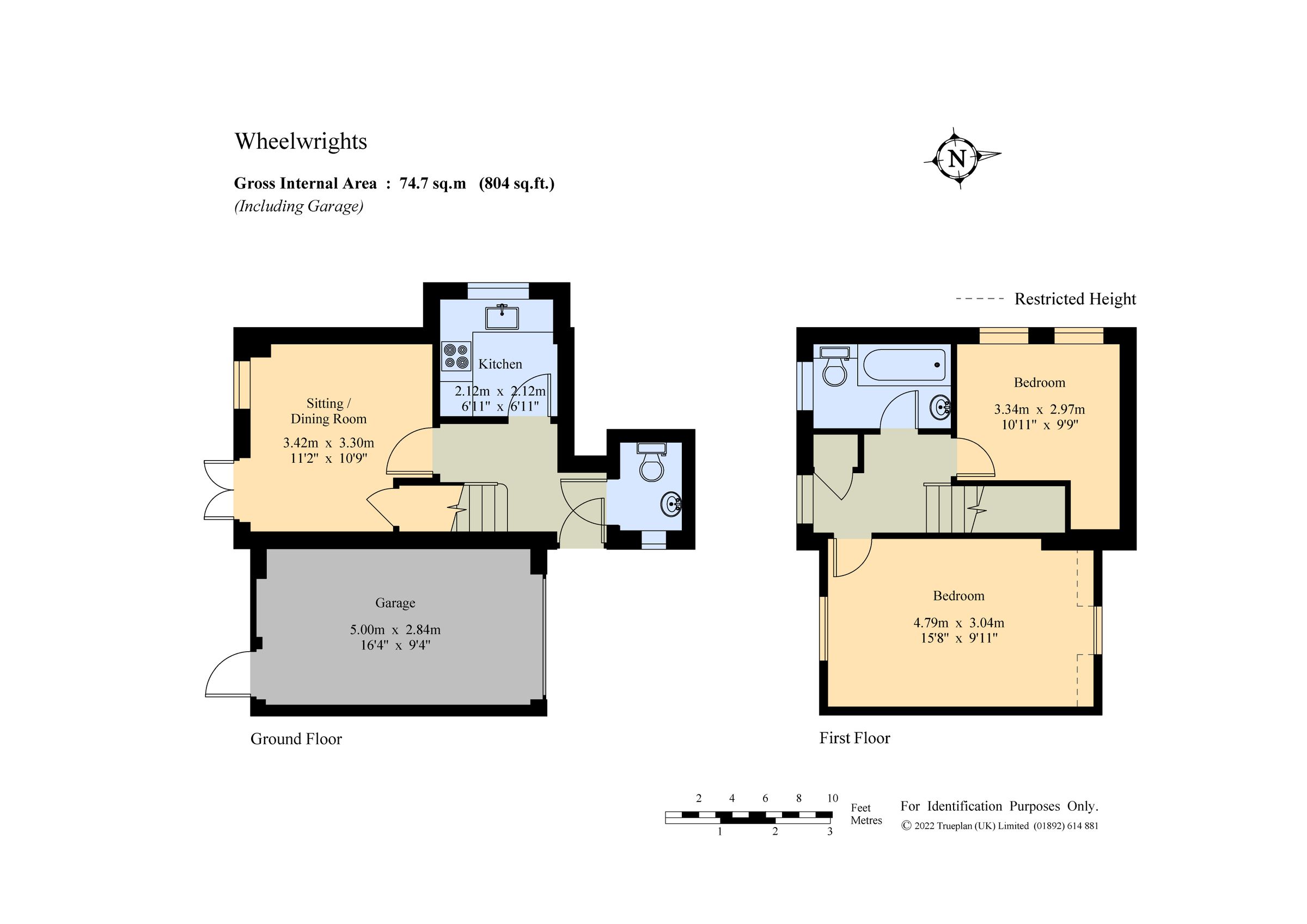 2 bed terraced house for sale in The Street, Plaxtol, Sevenoaks, Kent