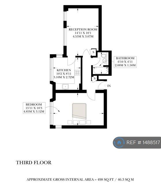 1 bed flat to rent in Cromwell Road, Hove BN3 Zoopla