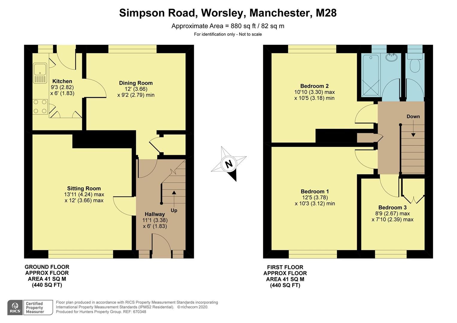 3 bed semidetached house for sale in Simpson Road, Worsley, Manchester