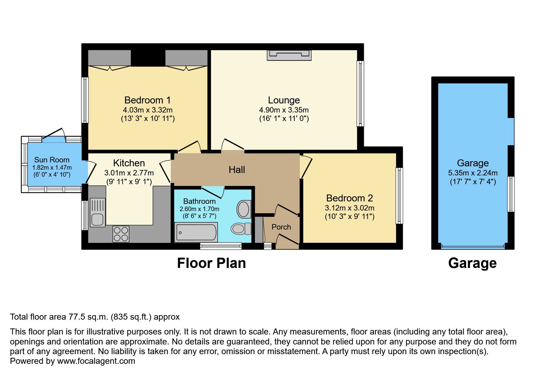 2 bed semidetached bungalow for sale in Pedder Grove, Morecambe LA3