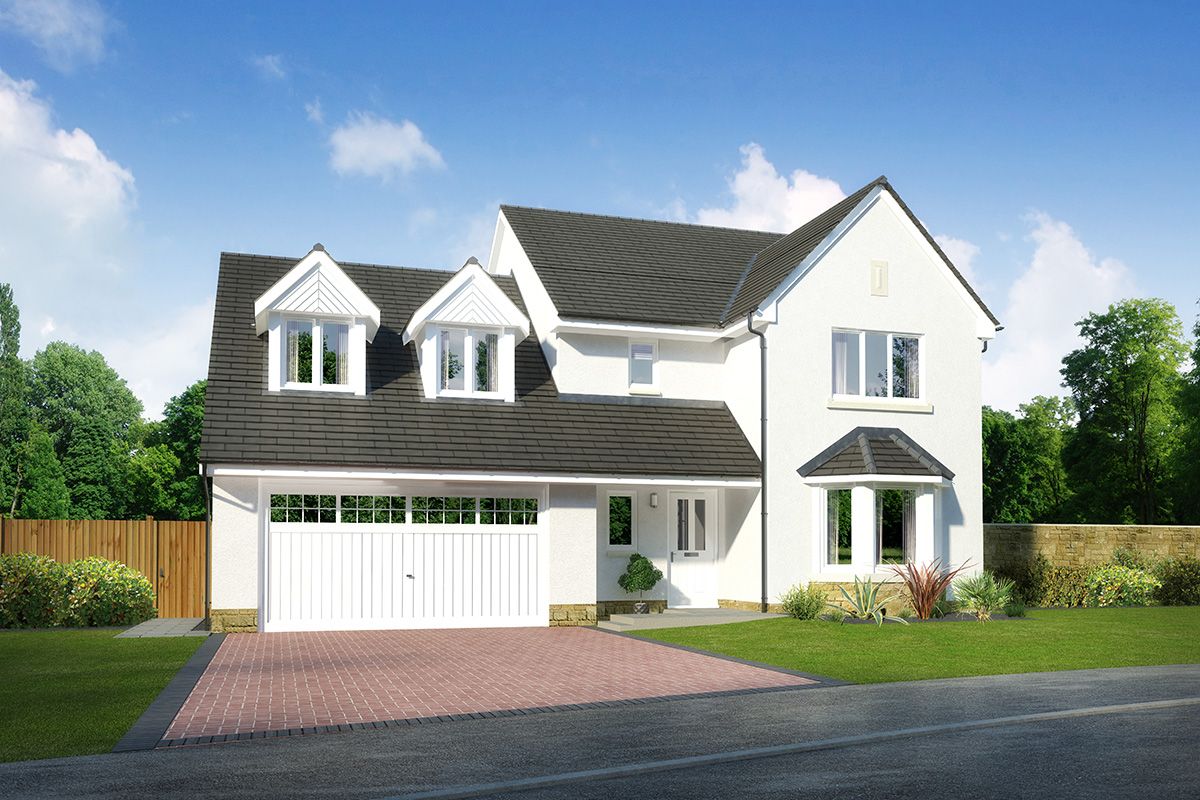 New home, 4 bed detached house for sale in "Fenwick" at The Green