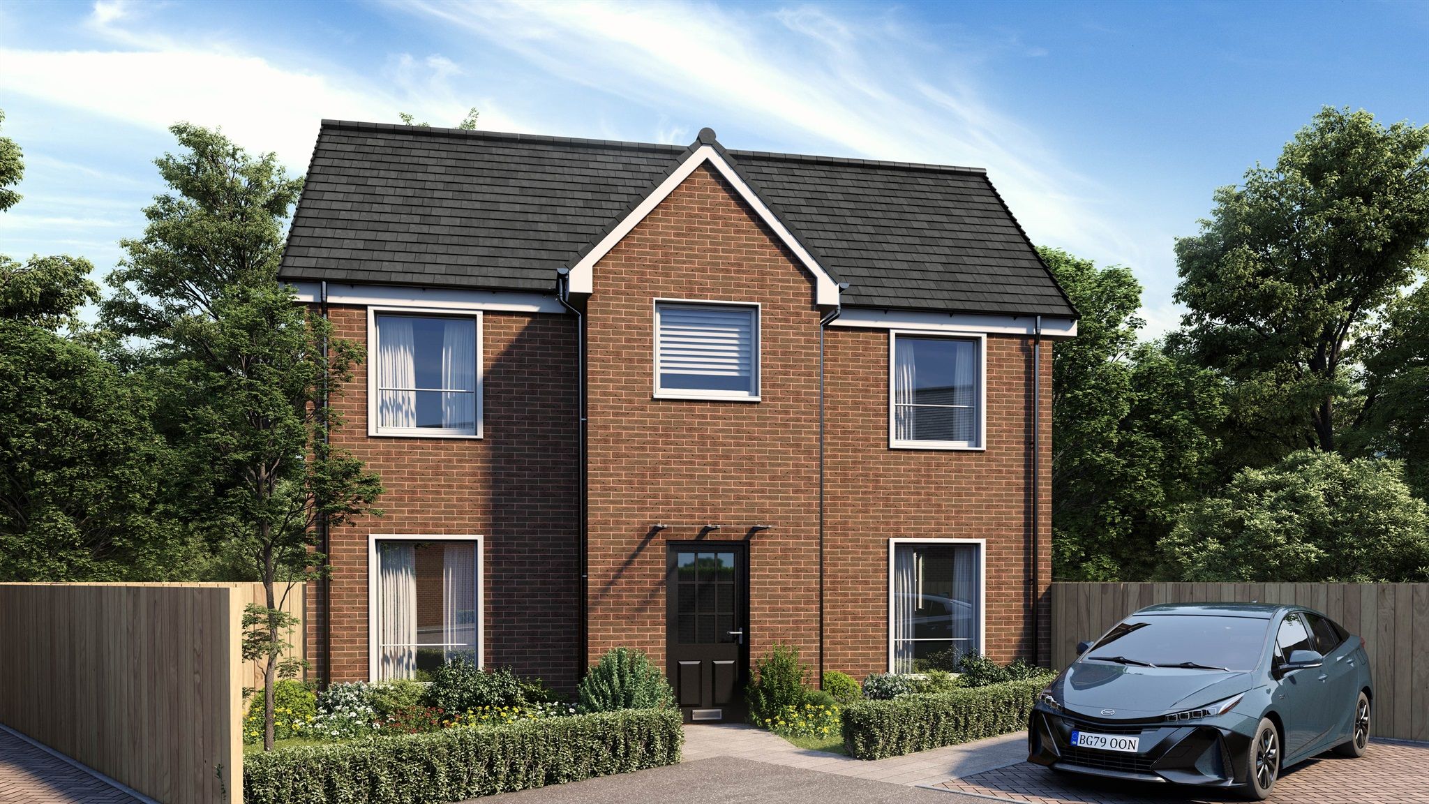 New home, 3 bed detached house for sale in Bunkers Hill Lane, Bilston