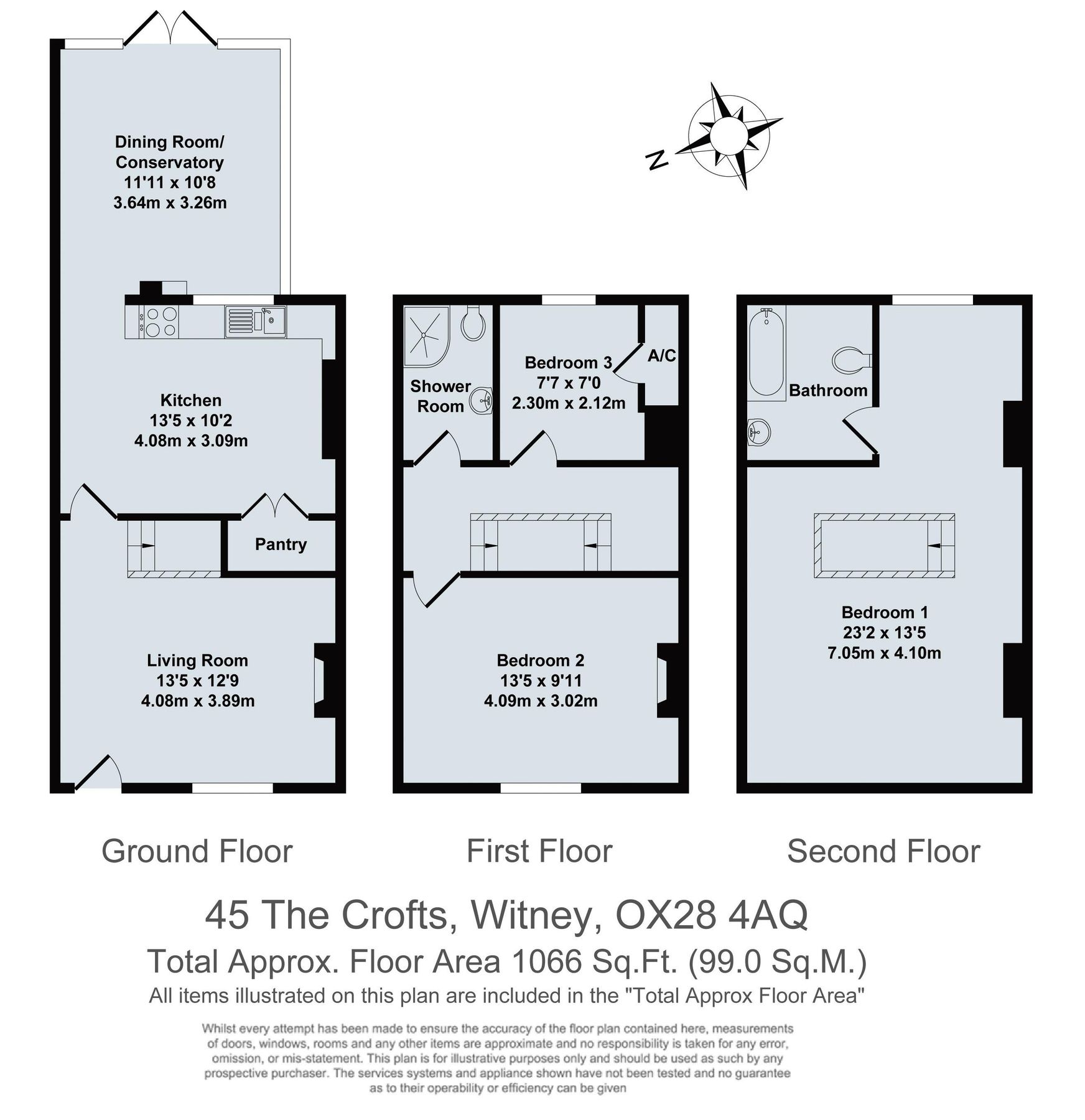 3 bed end terrace house for sale in The Crofts, Witney OX28 Zoopla