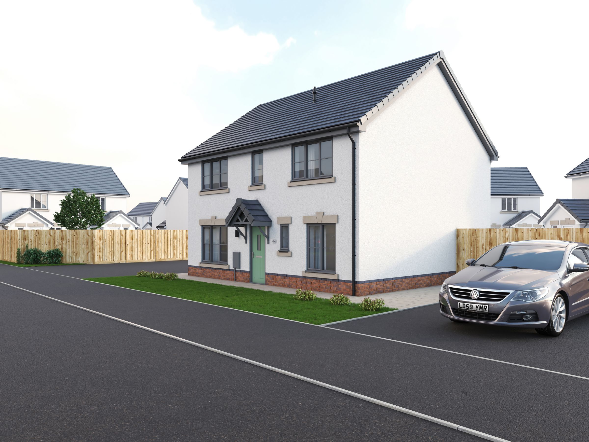 New home, 4 bed detached house for sale in Off Maesteg Road, Tondu CF32