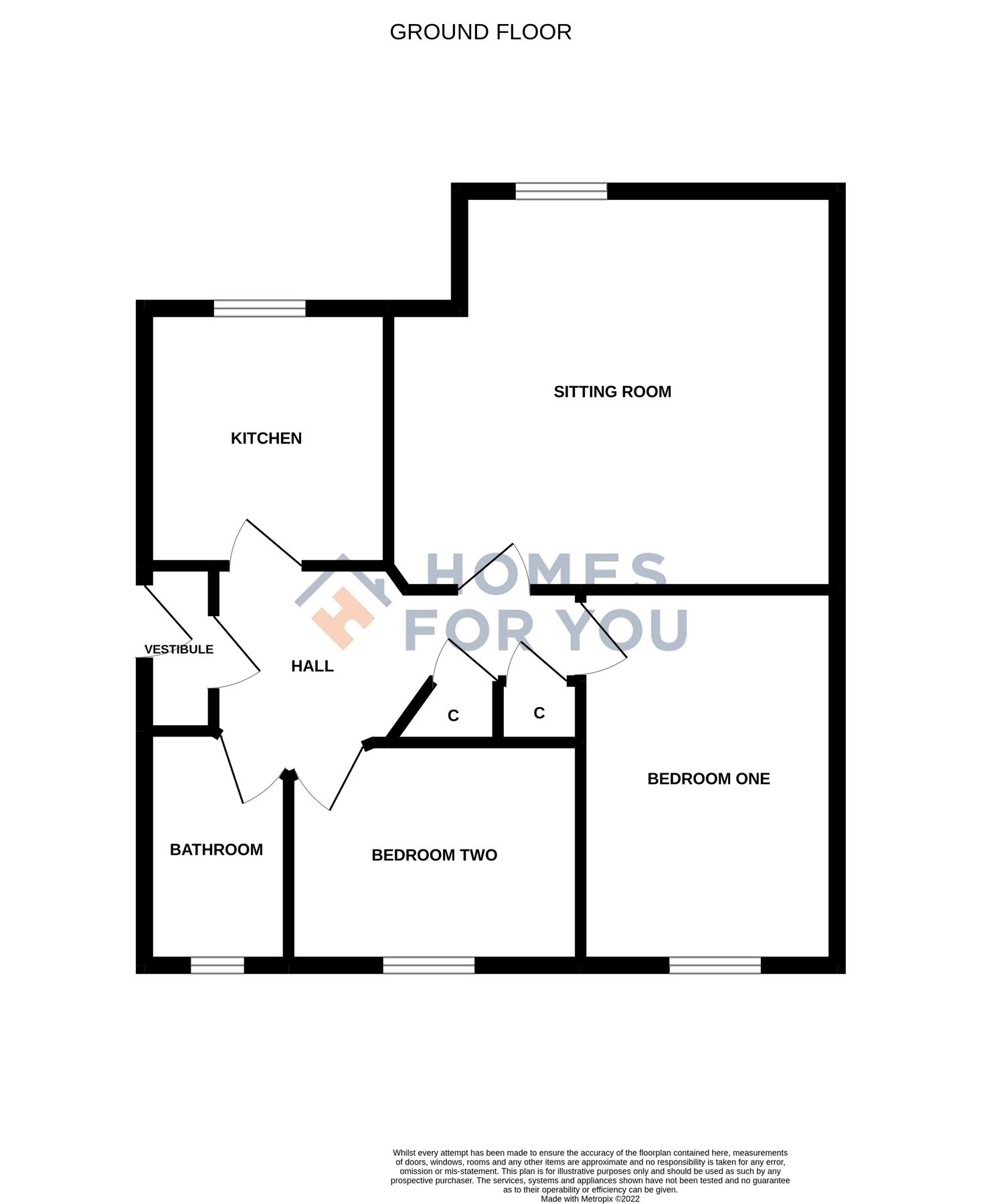 2 bed flat for sale in Laing Court, Stenhousemuir, Larbert FK5