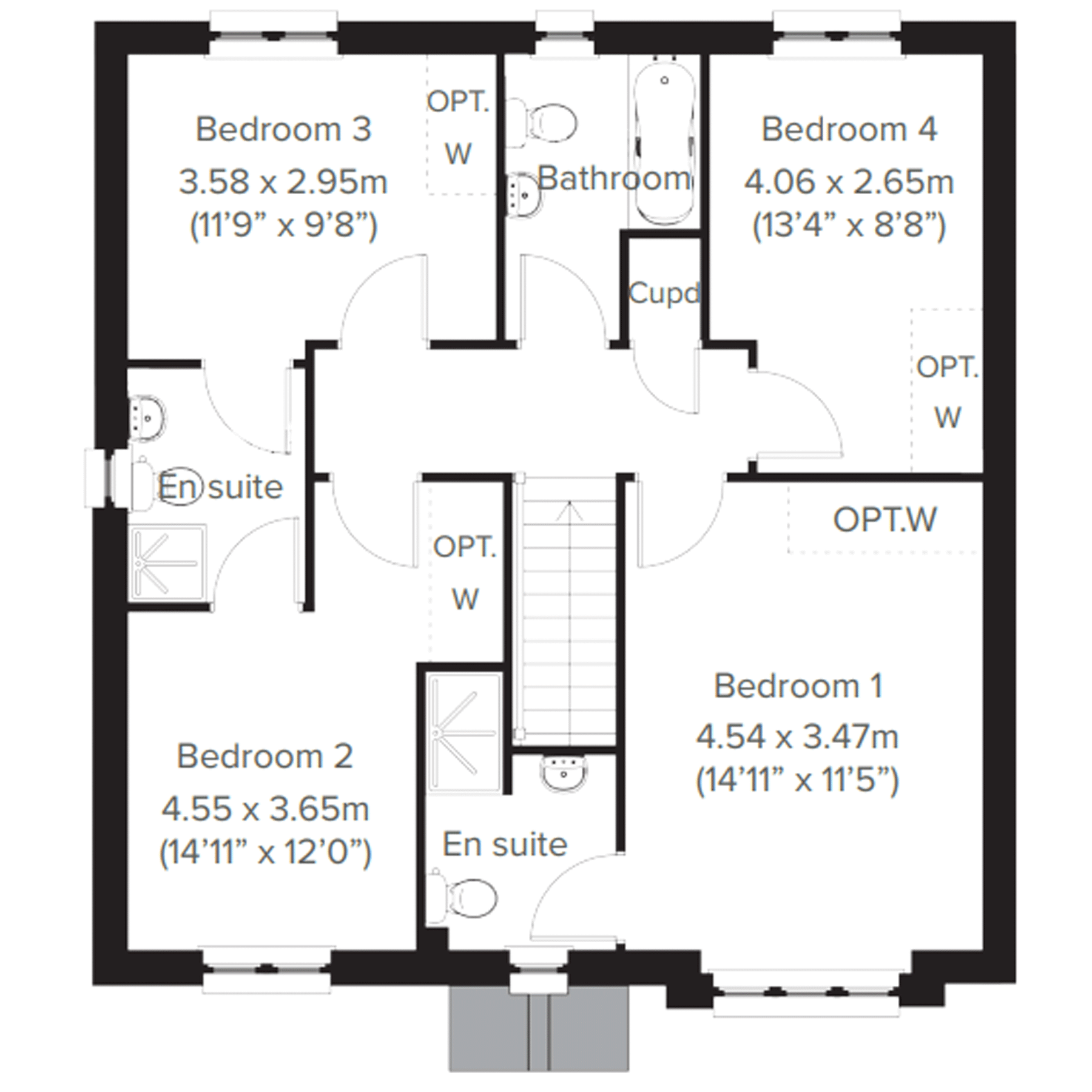 New home, 4 bed detached house for sale in "The Whithorn" at East